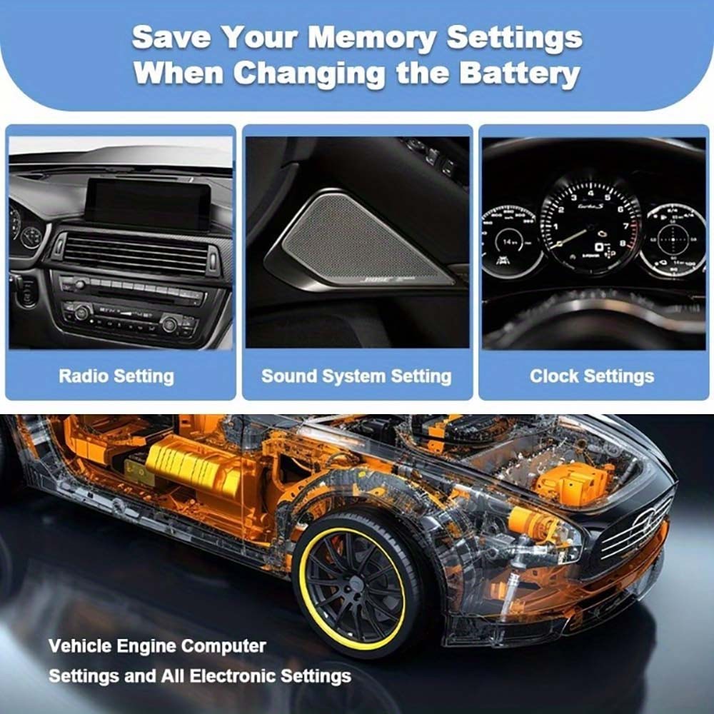 5 - Mode Versatile OBD2 Charging Tool for Infinite - Diverse Car Battery Tasks