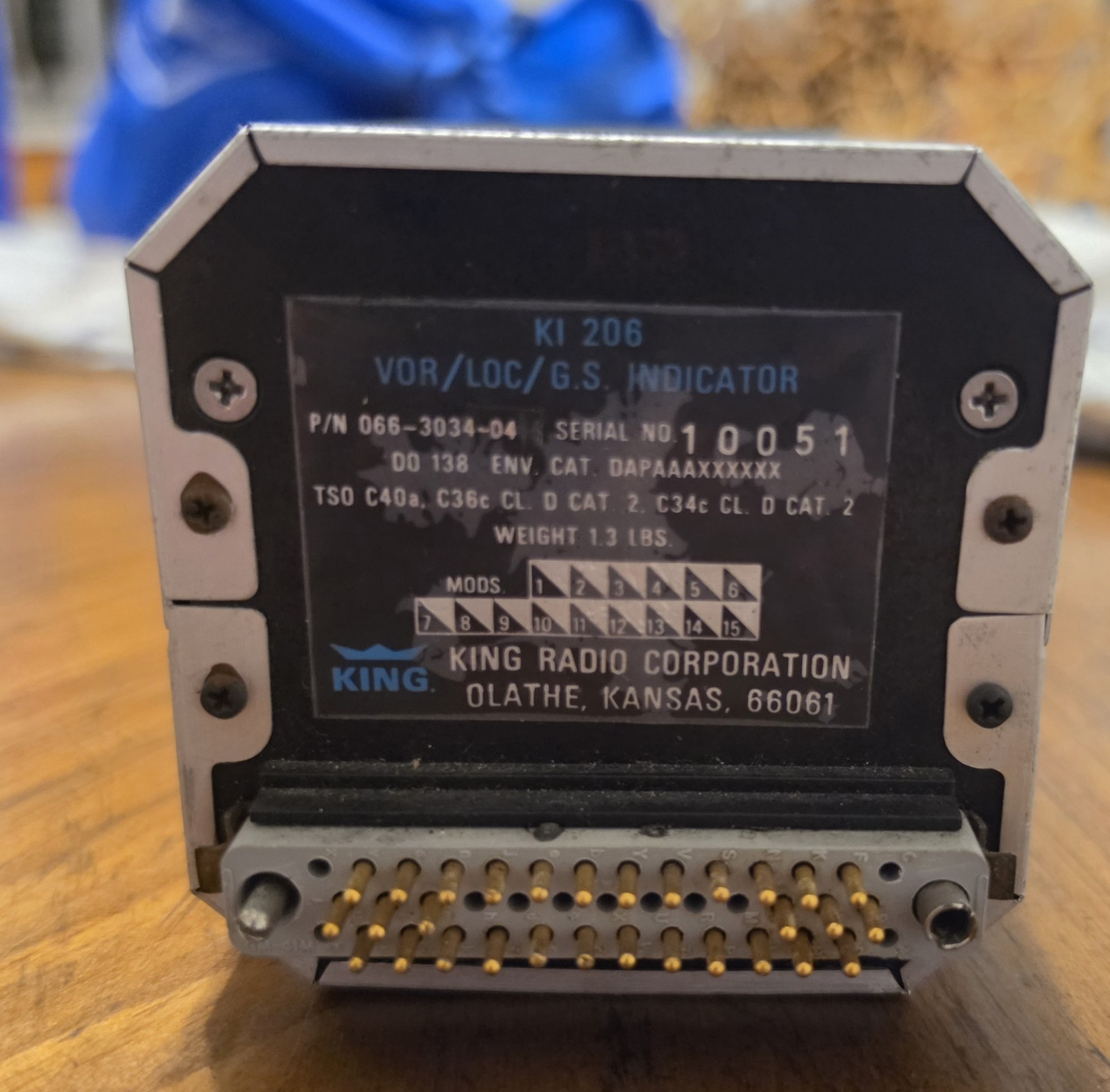 Bendix King KI 206 VOR/LOC G/S Indicator /CDI