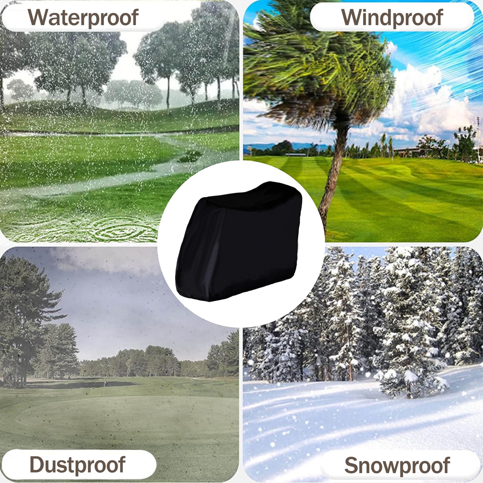 Mobility Scooter Cover, Waterproof, Windproof, Protects from Dust, Snow, Sun,...