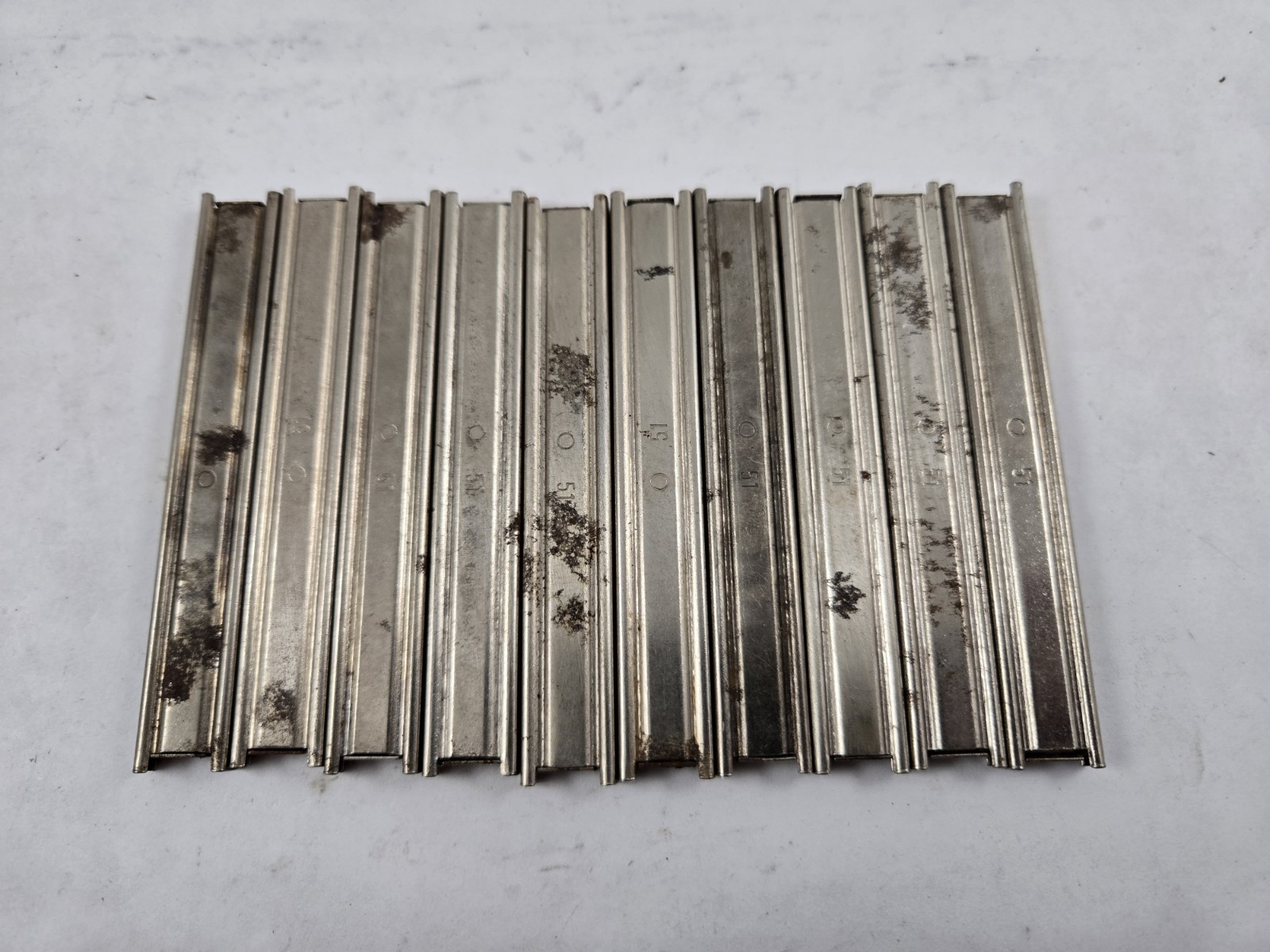Lot Of 10 Steyr Hahn Pistol 9mm 8 Round Stripper Clips 51 Marked Nickel