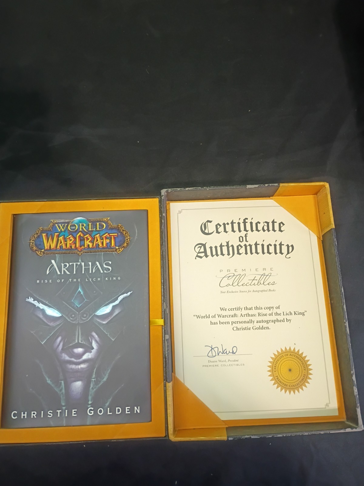 World of Warcraft Arthas Rise of the Lich King Numbered and Signed Edition