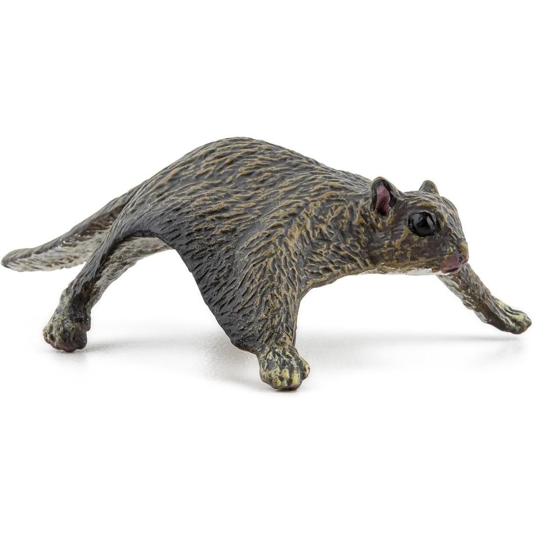 Flying Squirrel Figurine - Hand Painted Wild Animal Toy Figure - NEW Papo 50296