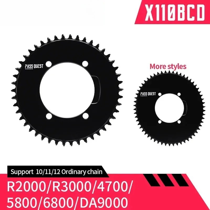 110 BCD Road Bicycle Round/Oval Chainring for R3000/4700/5800/6800/ Chainwheel
