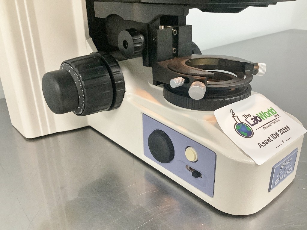 Nikon Eclipse E400 Microscope TESTED with Warranty SEE VIDEO