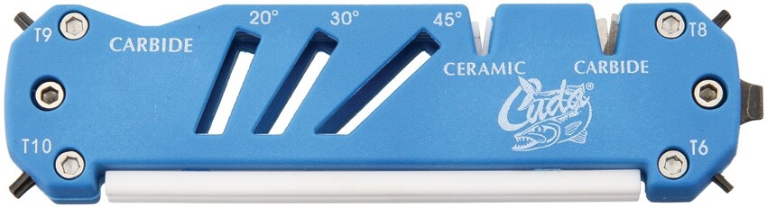 Camillus Cuda Knife Shield & Hook Sharpener Angles Carbide Ceramic Screwdriver