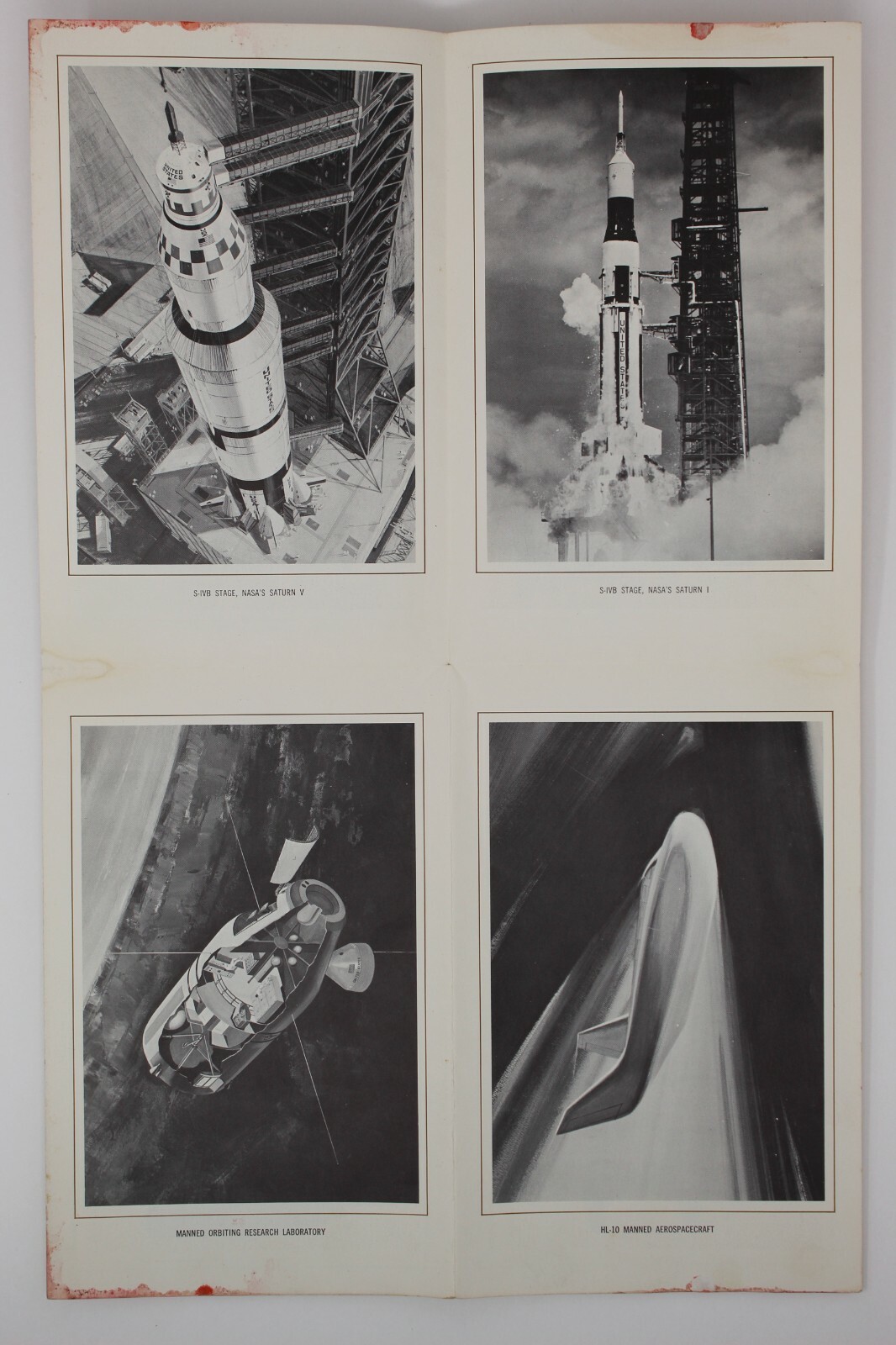 Douglas Space Vehicles Fold Out Mailable Advertisement Space Systems Division