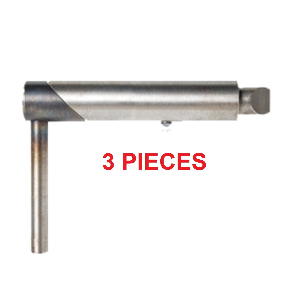 6" Left Slam Action Gate Latch Spring Loaded Angled Pin Grease Zerk (3pcs)