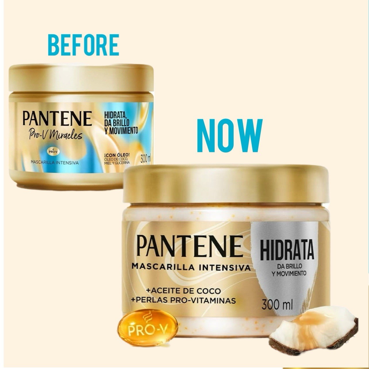 PANTENE PRO V MIRACLES HIDRATA BRILLO MASCARILLA INTENSIVA -FREE SHIPPING!⚡️🚚