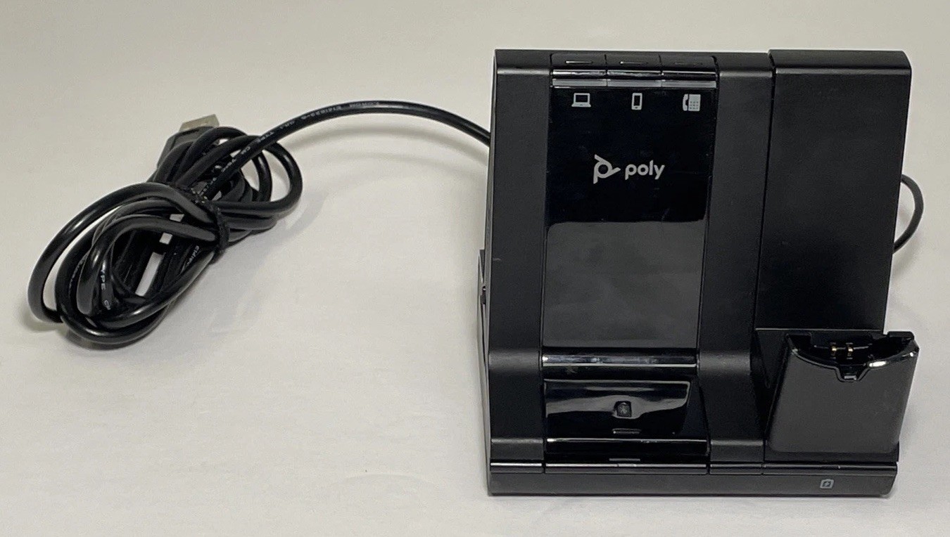 Plantronics Poly W8200B Wireless Charging Headset Base Only - Tested Working