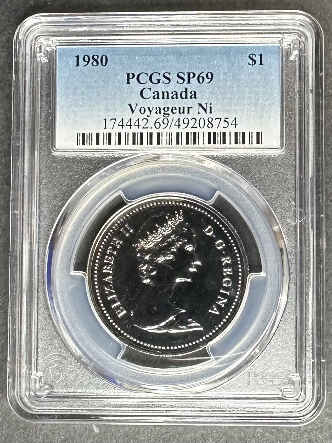 1980 Canada Voyageur Dollar PCGS SP-69, TOP POP! 1 of only 3 in This Grade!!!