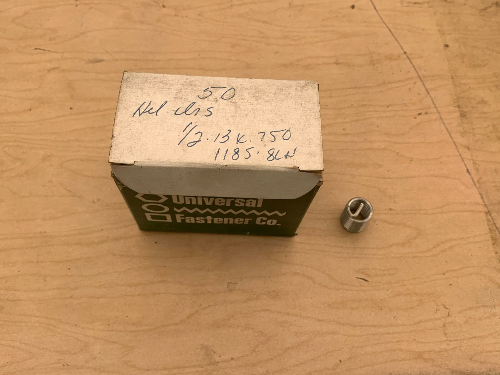 Helicoil Wire Inserts 0.5x13x0.75 50ct P/N 1185-8CN 750 - Lot of 50
