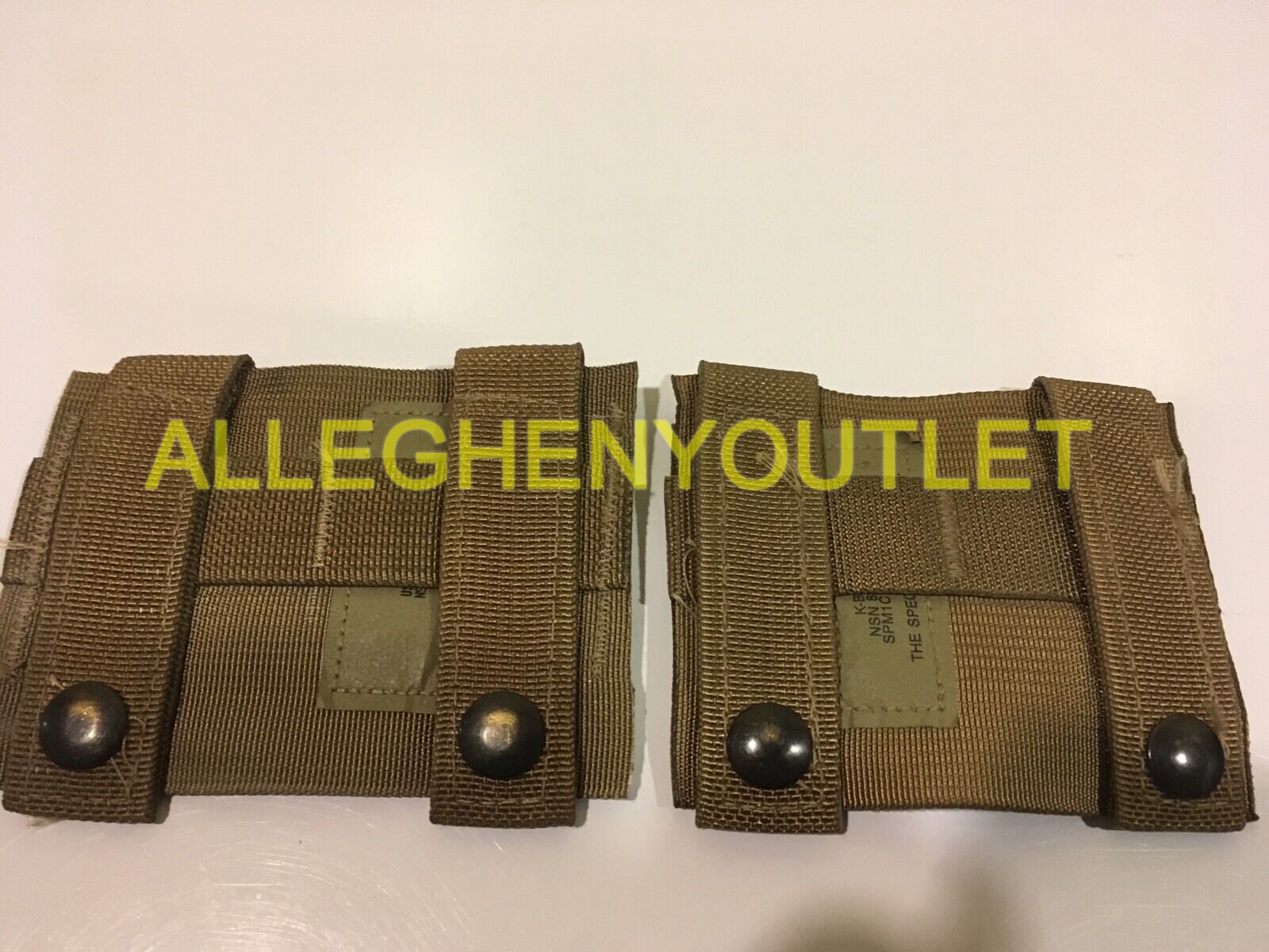 Lot of 2 K BAR MOLLE PALS Knife Adapter Coyote USMC USGI US Military MINT / LN
