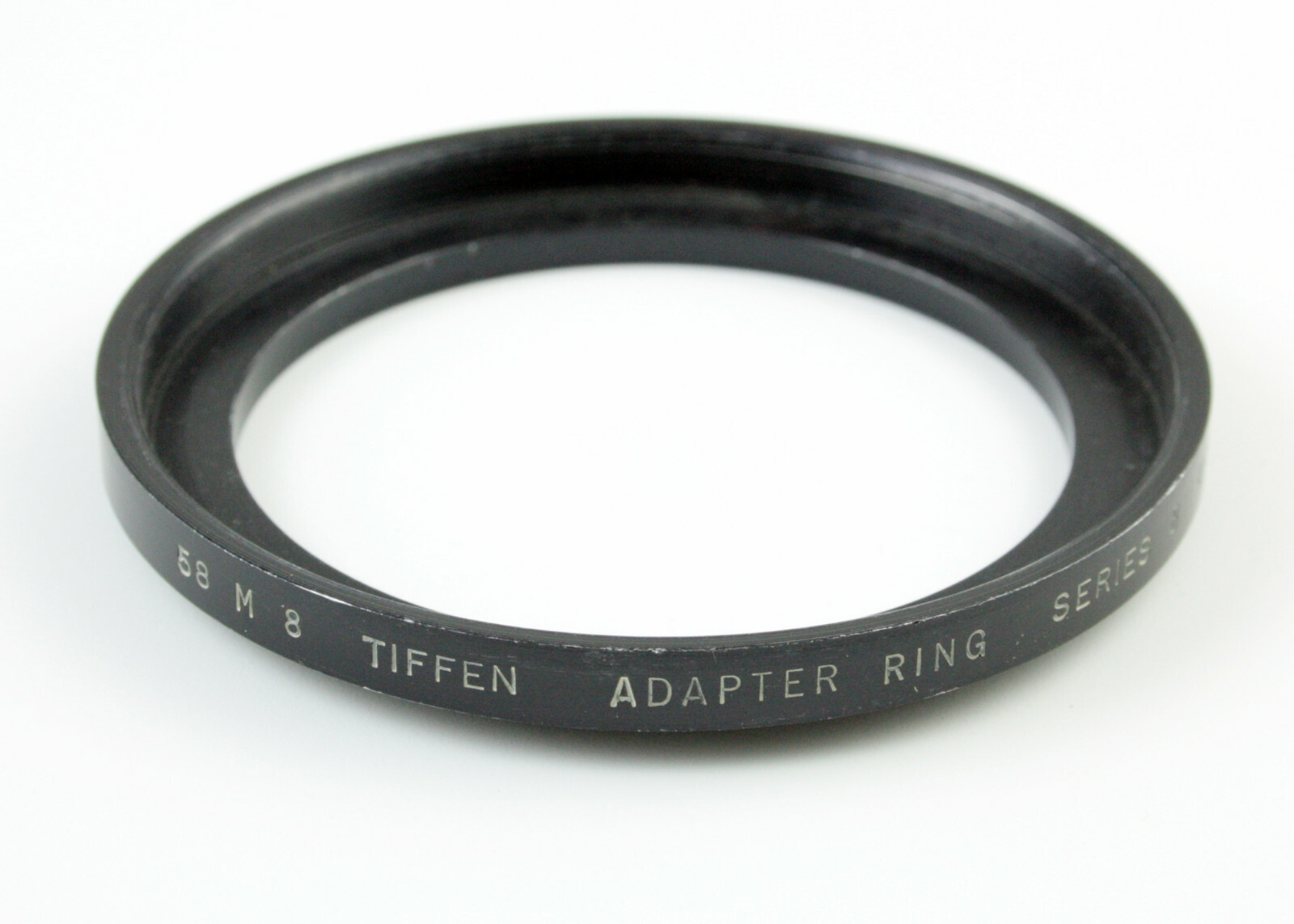 Tiffen - 58mm to Series 8 - Black Metal Step-Up Ring