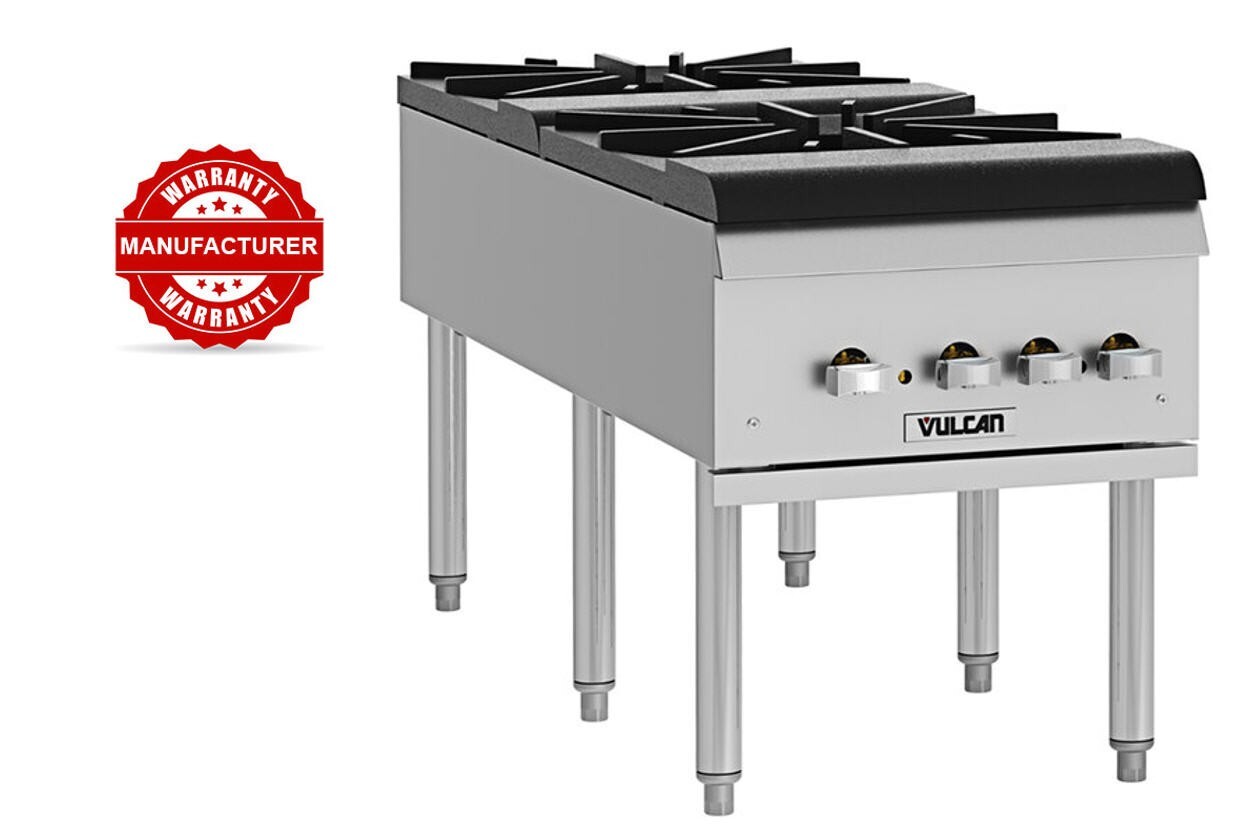 5158 New with Factory Warranty Vulcan Double Gas Stock Pot 2 Burners, VSP200F-1