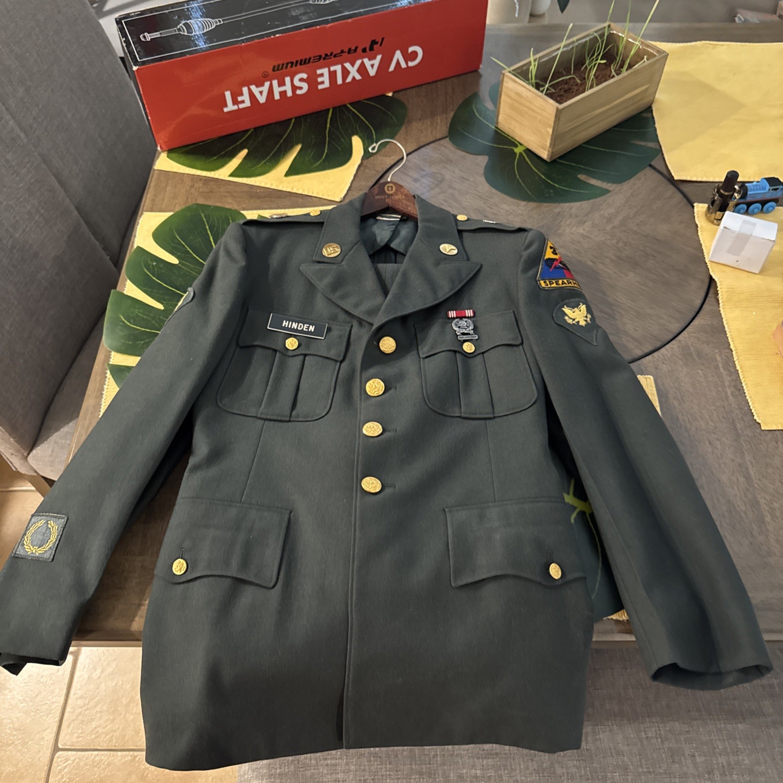 Vintage 60s US  Army Green Coat Jacket and Pants 40R  Dress Uniform FIELD MEDIC