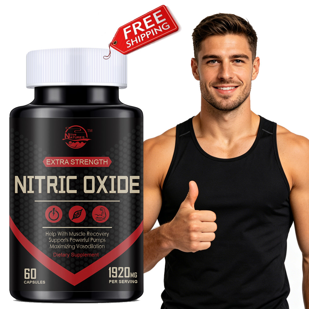 Nitric Oxide & Circulation Booster | L-Arginine, L-Citrulline | Extra Strength