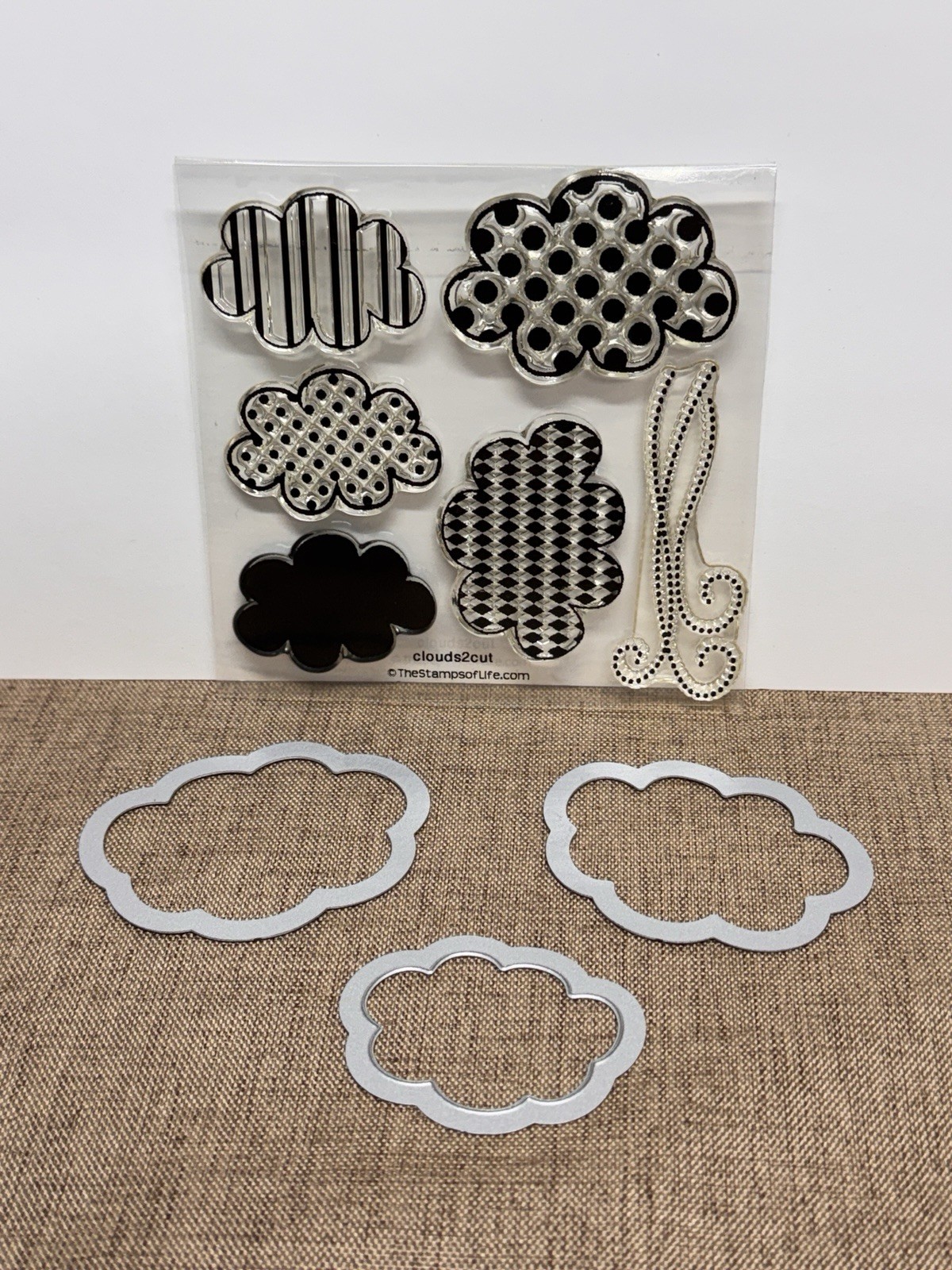 The Stamps of Life Stamps & Die Set - Clouds - Patterns, Wind