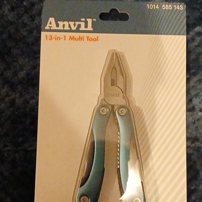 Anvil 13-in-1 Multi Tool Stainless Steel Pliers Wire Cutter Knife Saw Opener