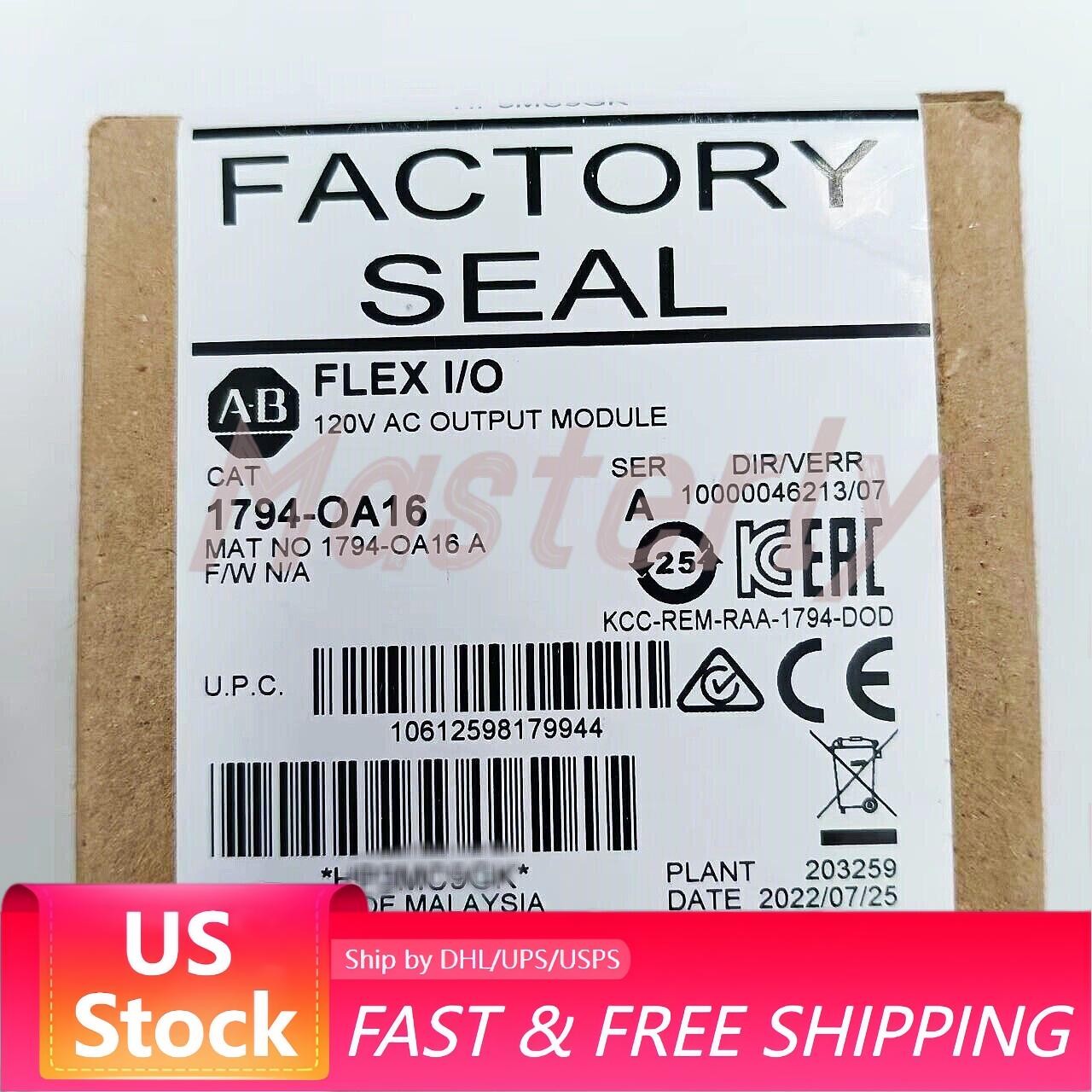 New  Allen-Bradley 1794-OA16 Flex 16 Point Digital Output Module US Free Tax