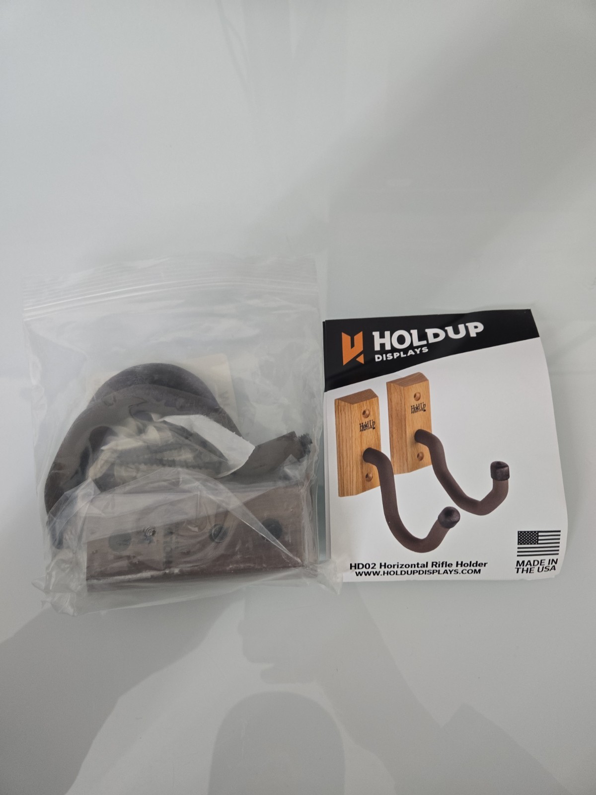 Hold Up Displays - Horizontal Gun Rack and Shotgun Hooks Store Any Rifle