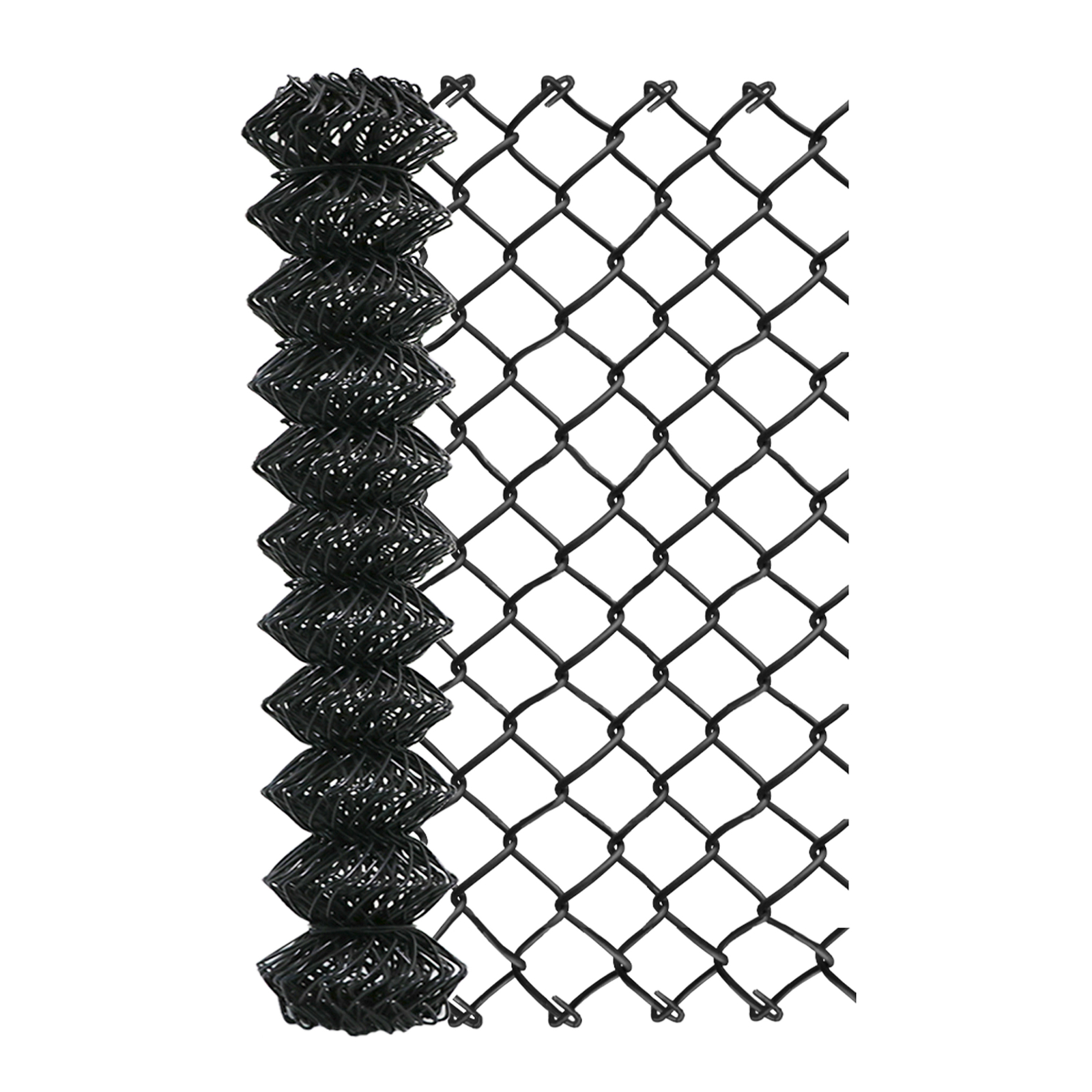 ALEKO Heavy-Duty Galvanized Steel Chain Link Fence Fabric – 4x50 ft. | 7 AWG