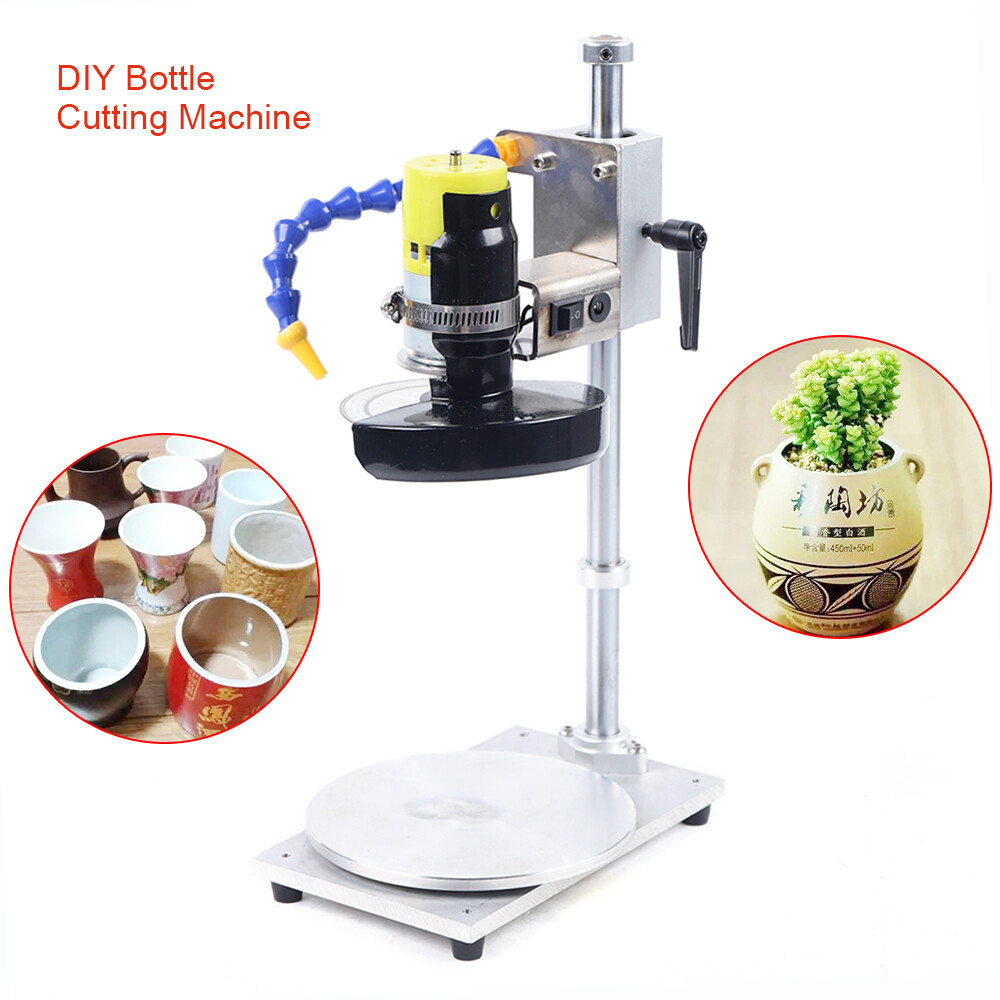 Wine Bottle Vase Cutting Machine DIY Craft Tools Kit w/ Saw Blade Home