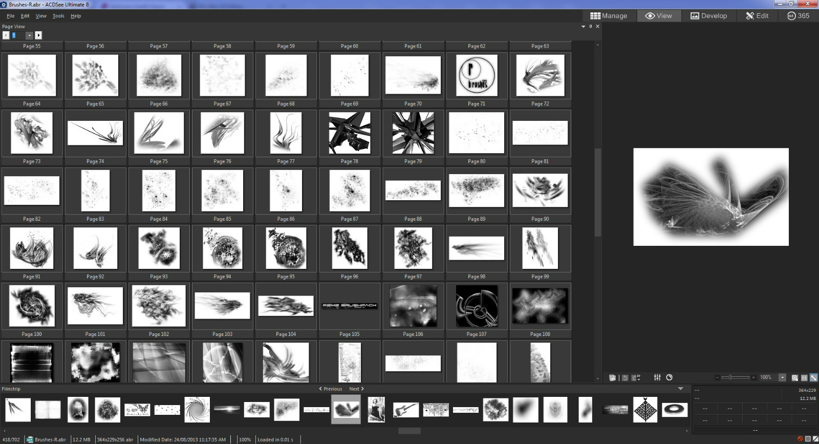 700+ Various Photoshop Brushes