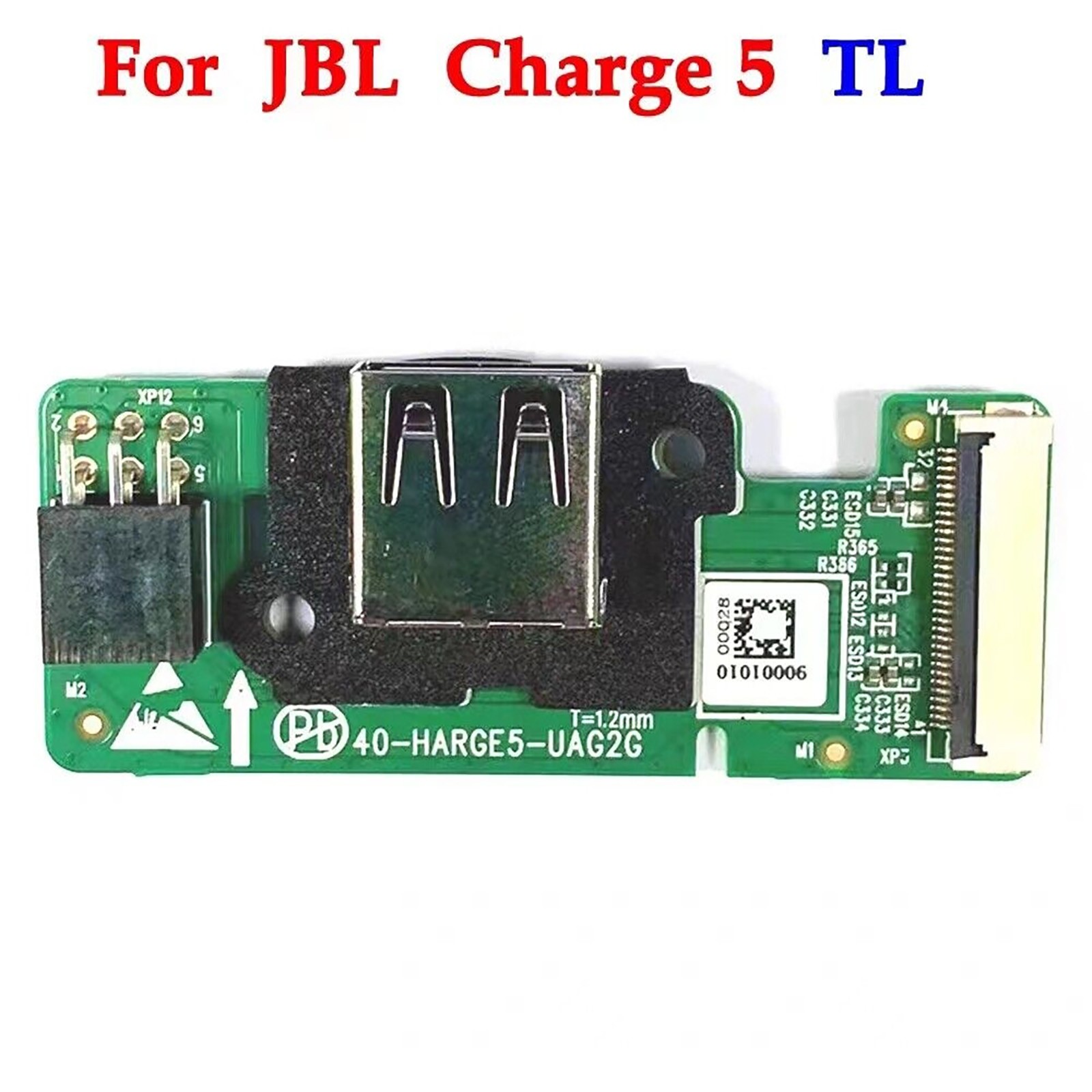 USB Charging Board Adapter Connector Part For JBL Charge 5 Version TL Replace