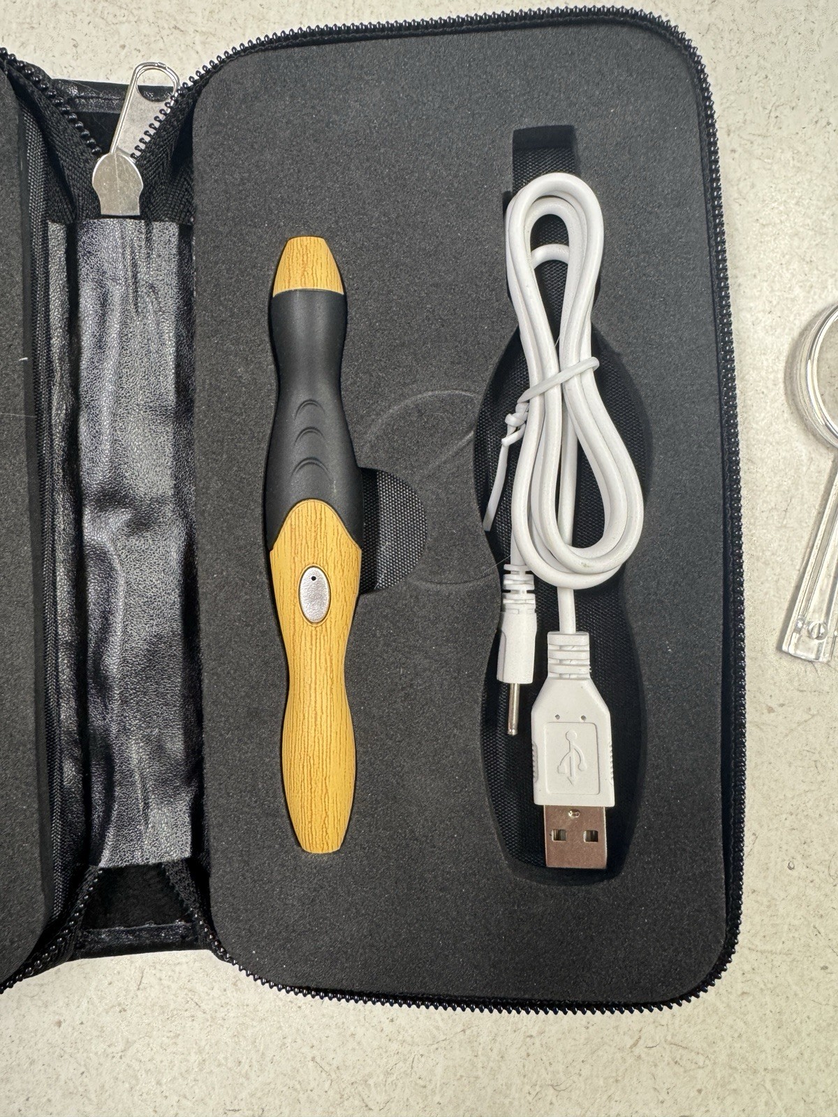 Crochet Hook Set with Interchangeable Hook Sizes and Built-in Light
