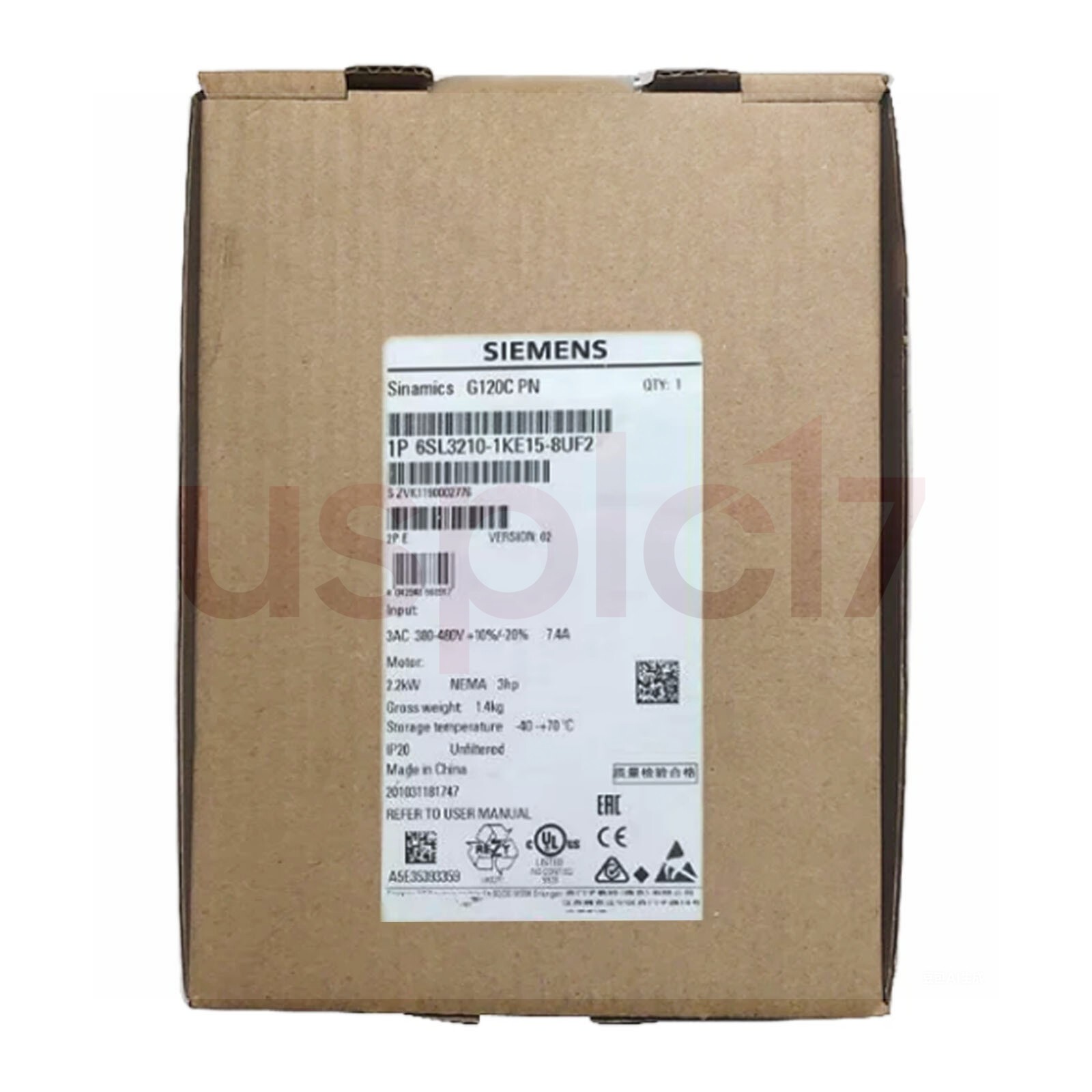NEW Siemens 6SL3210-1KE15-8UF2 6SL3 210-1KE15-8UF2