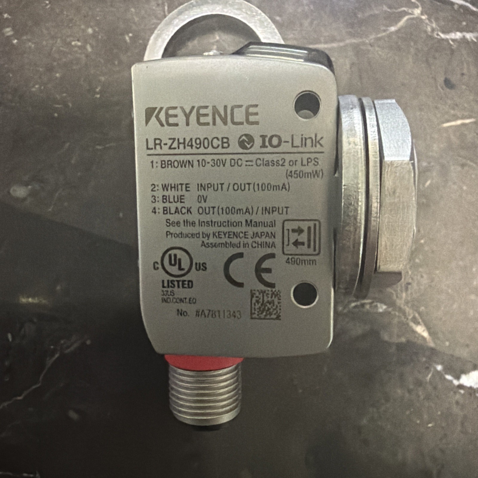 Keyence LR-ZH490CB IO-Link Laser Sensor