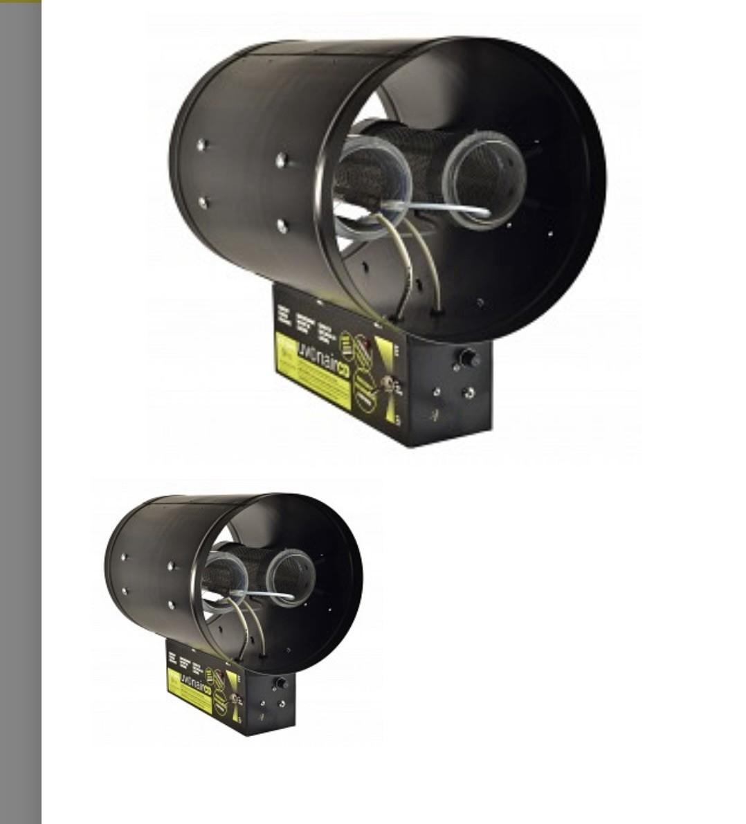 Uvonair Cd Ozonator Ozone Generator Odor Eliminator Commercial