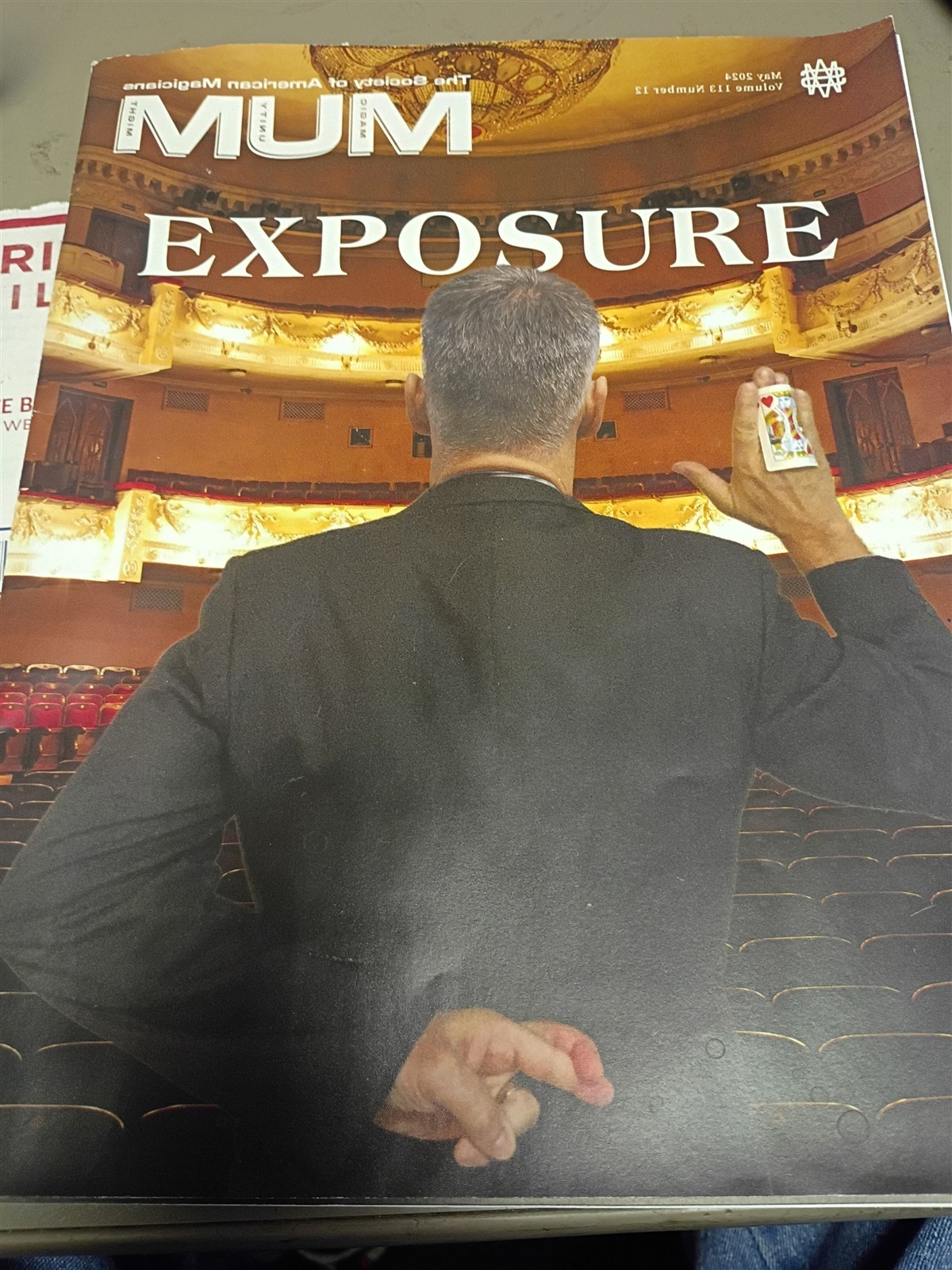 Exposure MUM Society of American Magicians Magazine Issue May 2024 #3