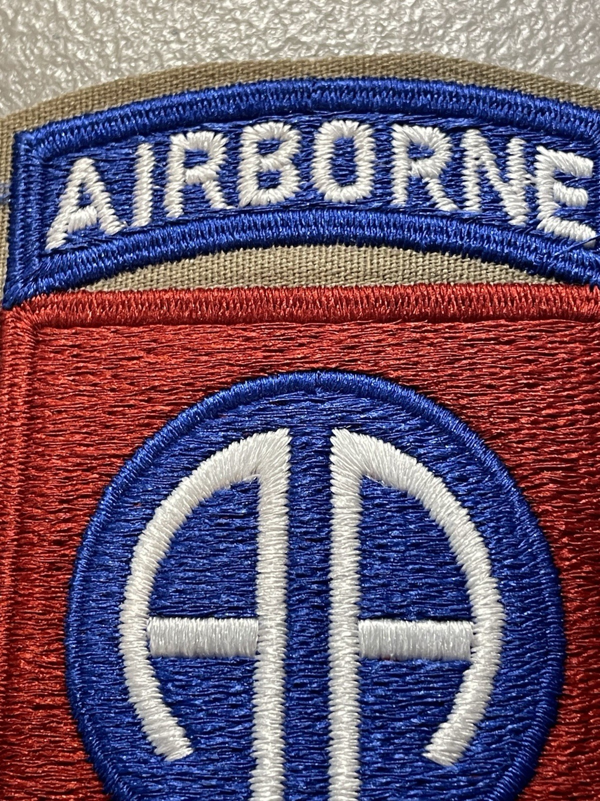 Authentic 82nd Airborne Division Patch C/E Manuf. A-B Emblem A-35 HM #093025-1