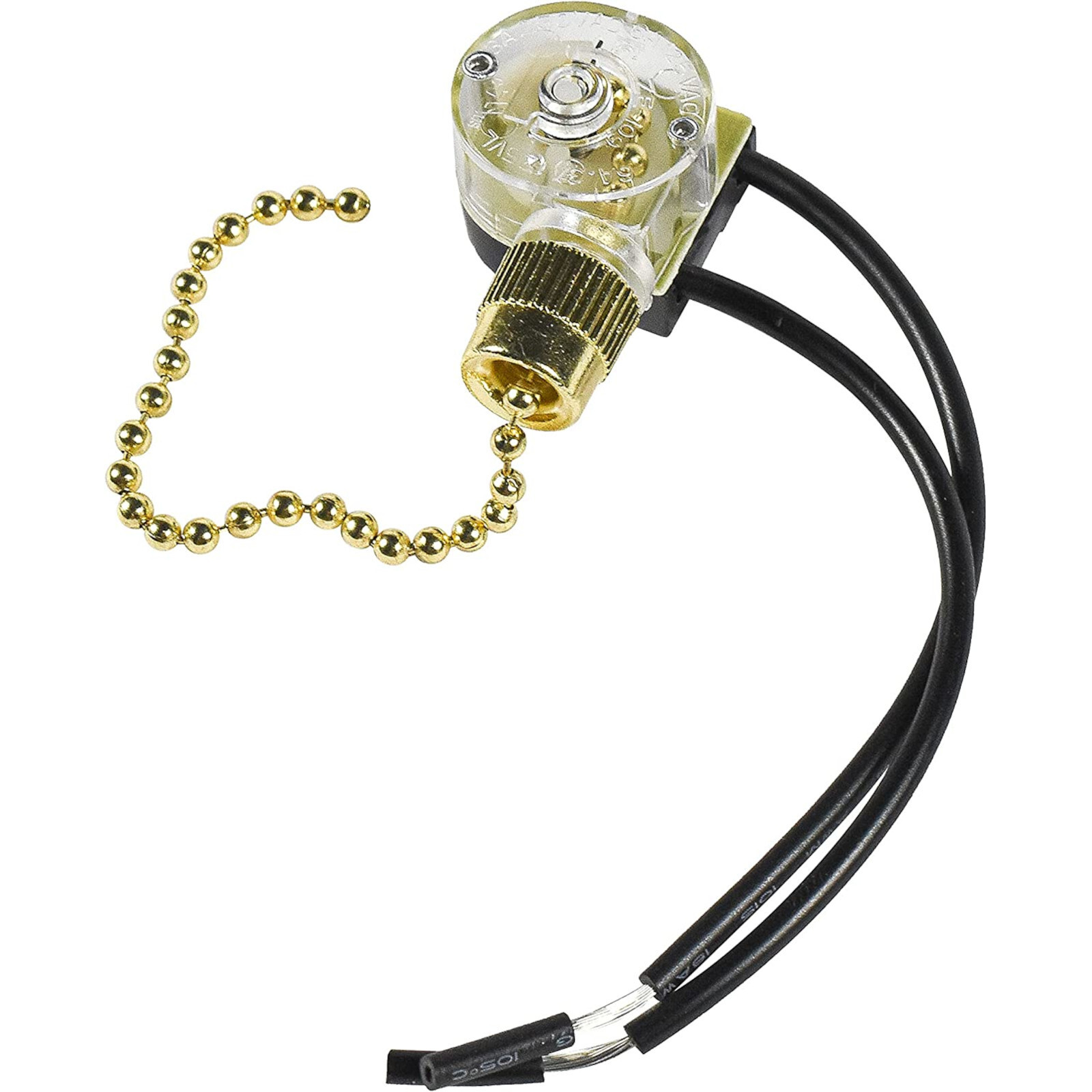 HQRP Ceiling Fan Switch for Shine Top LS-303N, LS-301B E218558 Pull Chain Light