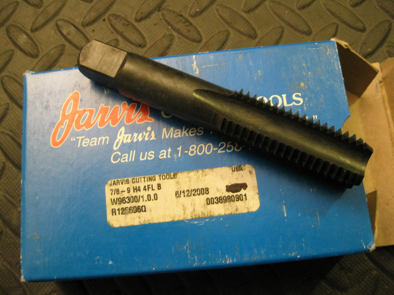7/8-9 NC Bottom Tap, 4 Flute, H4, Jarvis