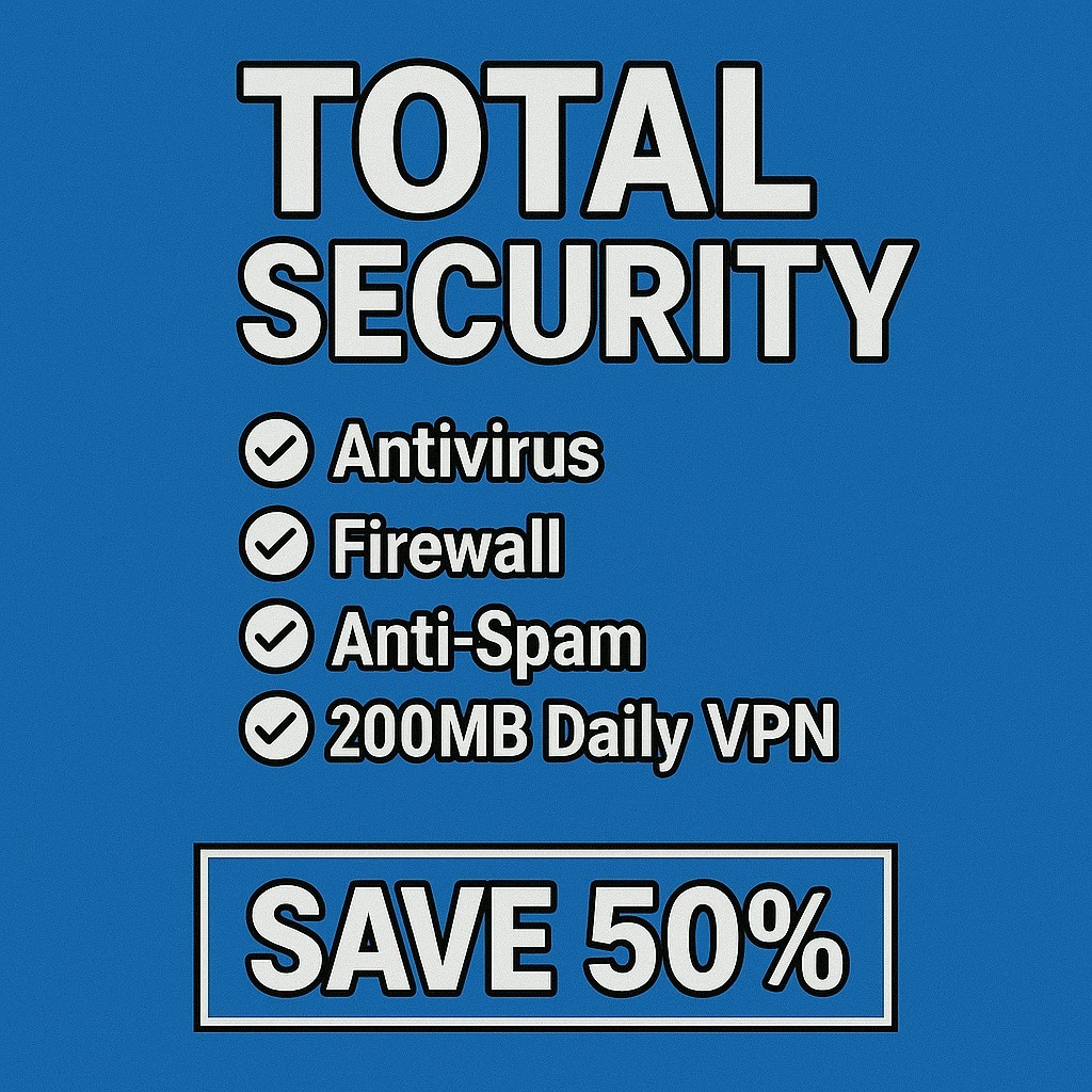 Bitdefender Total Security 2026 - 1 Year 1 Windows Device Latest Version