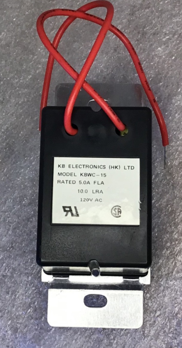 KB ELECTRONICS KBWC-15K SOLID STATE MOTOR CONTROL SPEED SWITCH Varispeed No Knob