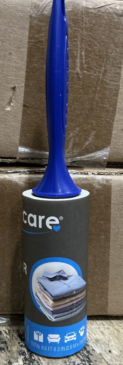 3 X Evercare Compact Travel Size 30-Sheet Lint Roller Remover