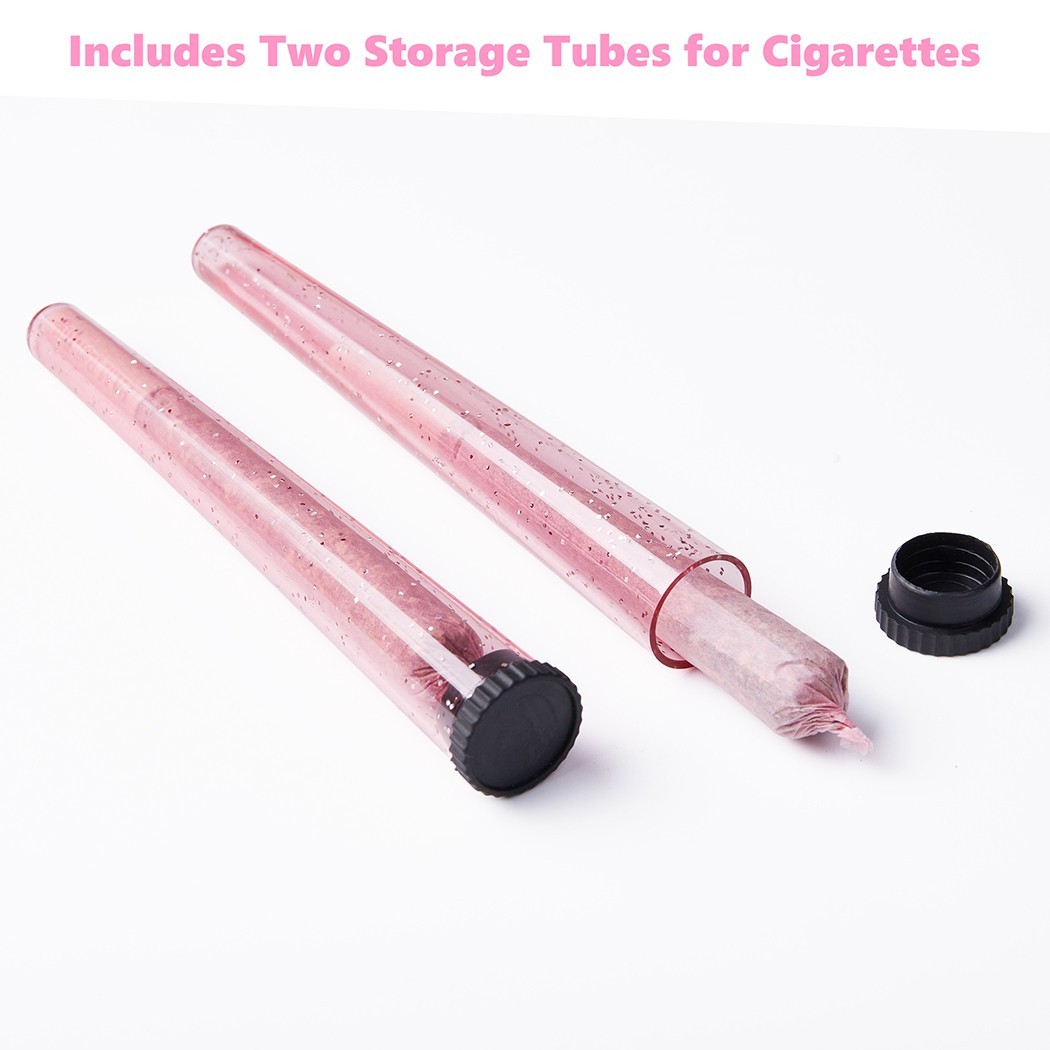 100Pack King Size W/Filter Tip Pre Rolled Cones with Cone Loader Stick and Tubes