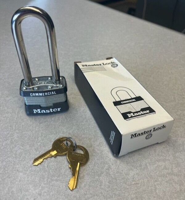 Long Shackle Padlock, Master #1LJ, Keyed Alike 2196