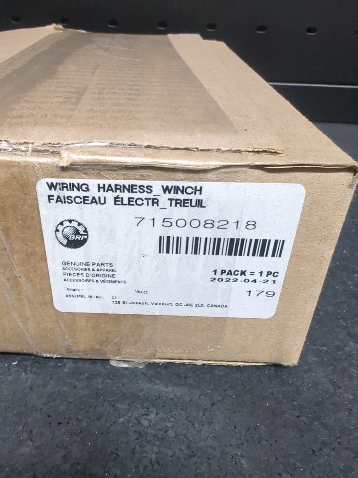 2018-2021 Can-Am Maverick Sport 100 OEM Winch Wiring Harness Kit 715008218