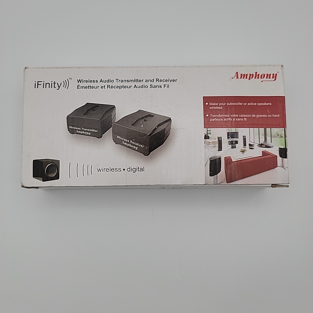 Ifinity Wireless Audio Transmitter and Receiver for Subwoofers and Speakers