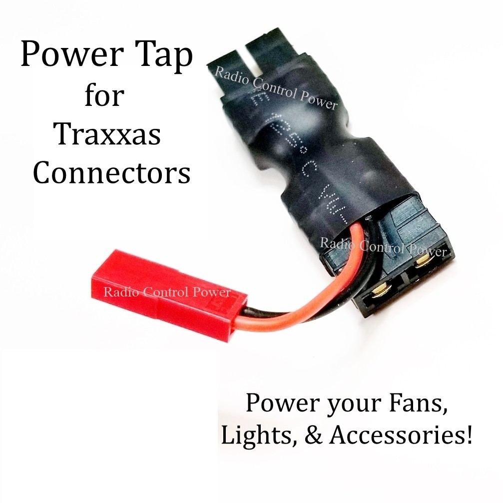 RCP-JRJST Power Tap Fits Traxxas Male/Female Connectors