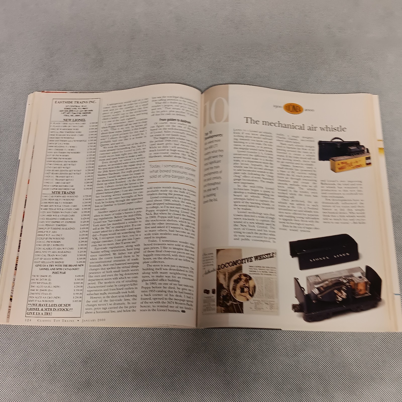 Classic Toy Trains Magazine January 2000