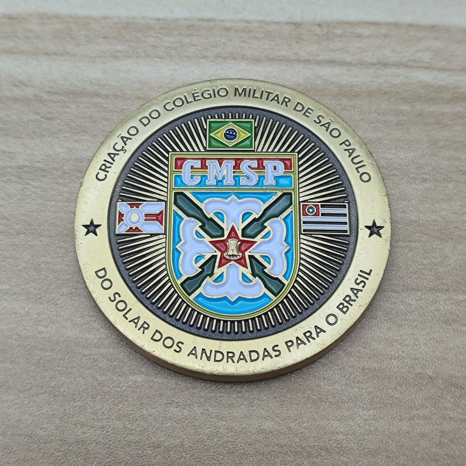 14 Military College of Brazil Challenge Coin