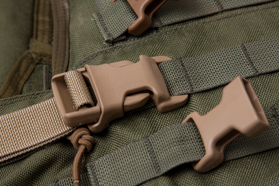 ITW QASM Quick Attach Buckle for MOLLE -2 Pack - Tan Black Coyote Brown - NEW