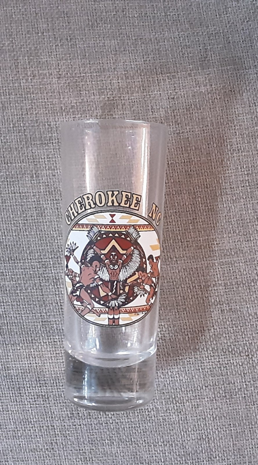 Cherokee North Carolina Tall Shot Glass