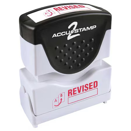 Accu-Stamp2 038852 Microban Message Stamp, Revised, 13/64"