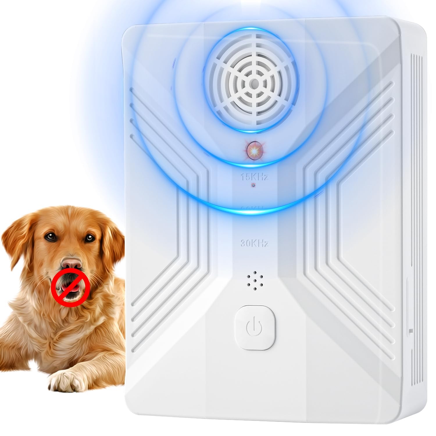 NUPEC ANTI BARKING DEVICES, 3 MODES ULTRASONIC BARK BOX, DEVICES - WHITE